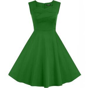1950s Vintage Inspired Spring Garden Picnic Dress